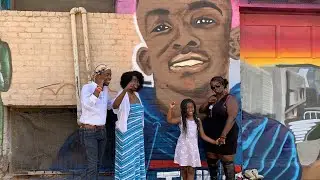 Family members see Stephon Clark mural for first time