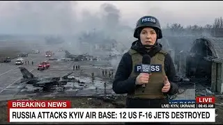 Russia Strikes Kyiv Air Base, Destroying 24 US F-16s That Just Landed | ARMA 3