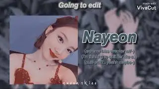 WATCH ME EDIT!! Twice series pt.1 || Nayeon edit || nxeon skiee
