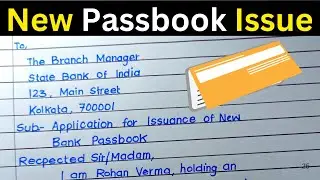 How to Apply for a New Bank Passbook | Simple Application Format & Tips!