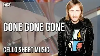 SUPER EASY Cello Sheet Music: How to play Gone Gone Gone