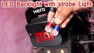 Back light led with strobe