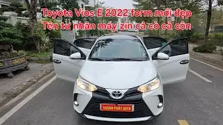 🦄 Toyota Vios E 2022 form mới đẹp tuyệt vời | Tên tư nhân lướt dv máy số zin cả cò cả côn 0913633466