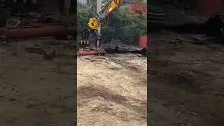 🔥 Excavator Log Grapple Demo! ✔ 360&deg; Rotation ✔ Super Grip  #LogGrapple#ForestryTools#ZHSHTECH
