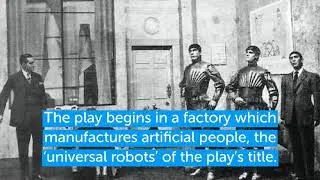 The Origin of the Word ROBOT
