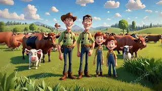 Poor farmer story #cartoon #3danimation #aivideo #jazz #disney#viralshorts