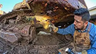 Found & Restored: $200,000 Bulldozer Left in the Woods for Years