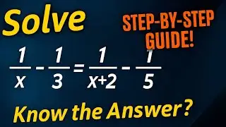 Solve This Tricky Rational Equation | Can You Crack It? 🔥