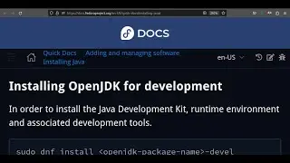How to Install JDK for Development. Fedora, Nobara, and Redhat related.