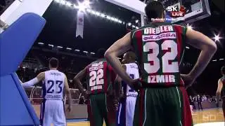 Mutlu Demir unsportsmanlike foul on Nenad Krsic