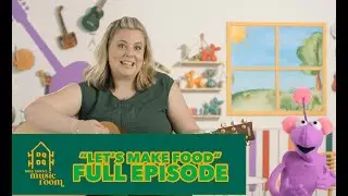 Miss Sara's Music Room | LET'S MAKE FOOD | Kitchen play, Apples and Bananas, Popcorn for Dinner