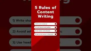 Content writing | Content writing tips | Rules of content writing | Content marketing