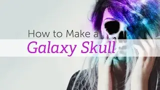 How to Create a Galaxy Skull Edit With PicsArt