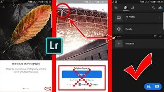 How To Use Adobe Lightroom cc Mobile App Without Lr Account 🔥