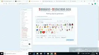 FallingObject in html5 using marquee