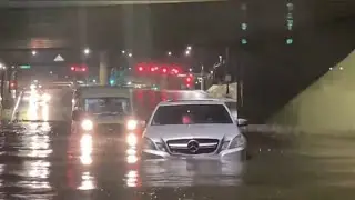 Water Falls In Casinos As Flash Floods Hit Las Vegas, Nevada 🇺🇸 28 July 2022 Fremont Street & Strip