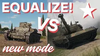 TIER II  dealing 1400 per CLIP --- New Mode EQUALIZE! in WoT - T7 Car