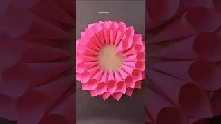 Big Flower Wall Hanging🩷|#shorts #youtubeshorts #viralshort #wallhanging#homedecor #papercraft#craft