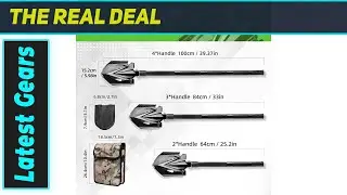 Zune Lotoo Tactical Shovel: The Ultimate 18-in-1 Outdoor Powerhouse!