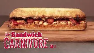 Le Sandwich Carnivore aux 3 viandes 🍗🥩🍖