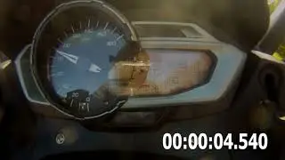 BMW C600 Sport 0 - 100 acceleration Akrapovic