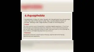 #Aquaphobia-#Phobia series-#Phobia-#Treatment-#Causes#Psychological videos-#Psychological shorts
