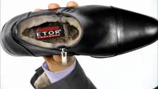 Мужские классические зимние ботинки ETOR 582 6059 black.wmv