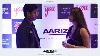 Best Anchor Ria Mittal taking bytes for well known Real Estate Brand Aarize Group.