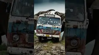 Elephant pushes bus of narrow mountain cliff 🏔️ | Tourists Terrified