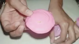 ASMR Unboxing Sound Pink 🩷 Soft Moulding Clay 😌 Relaxing 😎 Calming #asmr #satisfying #lil #relaxing 
