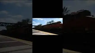 BNSF 8391 WESTBOUND STACK TRAIN FULLERTON STATION