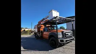 For Sale: Ford F550 Forestry bucket truck + Morbark 12inch Wood chipper