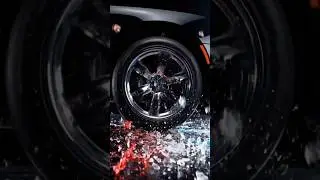 V8 Engine Car Crushing Glass Bottles | Satisfying Destruction in Slow Motion