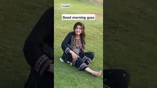 Iqra kanwal subah subah garden ma😍 #trending #sistrology #shorts