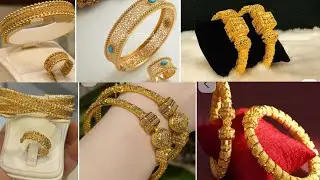 #gold bangle designs / gold  kadha designs // gold #jewllery 