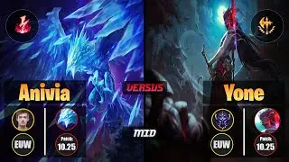 Nemesis ANIVIA (Mid) [Electrocute] VS YONE - Diamond EUW Patch 10.25