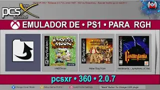 Como instalar Emulador de PS1 • [ pcsxr_360_2.0.7 ] • No Xbox  RGH