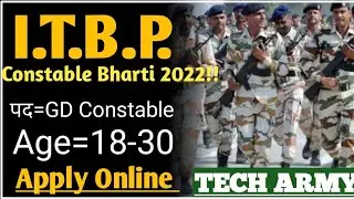 ITBP Constable bharti 2022!!