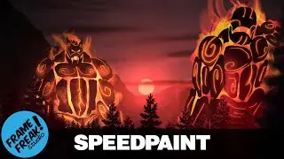 FIRE GIANTS - Speedpaint Series by Monikinshi (Ep. 5) on Frame Freak Studio