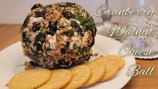 DELICIOUS Cranberry Walnut Cheese Ball Recipe | Crowd-Pleaser Appetizer
