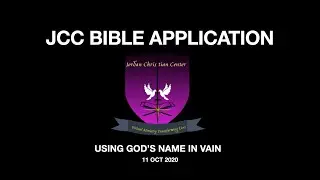 USING GOD