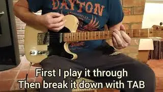 Coffee & TV - Verse Played Correctly - Guitar Lesson
