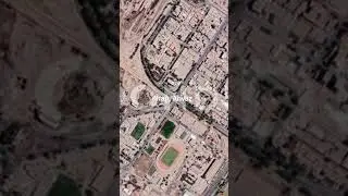 Zoom in from space and focus on Iran, Ahvaz