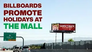 Blue Line Media digital led billboard (Holiday)