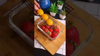 HACK FRAISES FACILE !!! #patisserie #recette #fraise #&oelig;uf #snack #milkbread #dessert #cake #cuisine