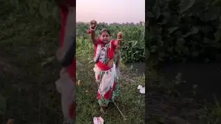 Beautiful lady fisherman catching catfishing in village mud water  #bass #fish #villagelife #fishing