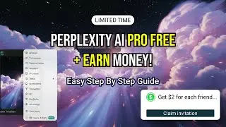 How to Get Perplexity.ai Pro Plan FREE + Earn Money | Join Perplexity Affiliate Program | Full Guide
