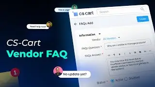 How Does the CS-Cart Vendor FAQ Add-on Simplify Vendor Support?