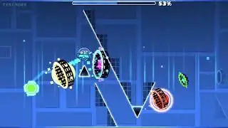 Geometry Dash Layout -Steel Terror- (Drop Hardcore, gameplay fast)