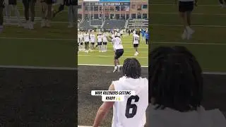 CU&rsquo;s WRs warming up for CU vs. BYU 🔥 #coachprime #coloradobuffaloes #football